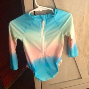 Long sleeve toddler bathing suit